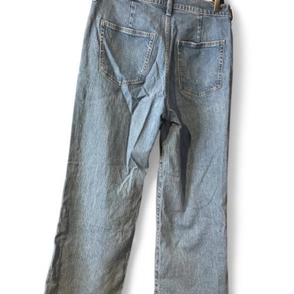 J crew wide leg jeans business casual denim